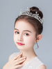 Accessoires de Cheveux Fille de Fille de Fleur en Argent Perles Argent Accessoire Métal