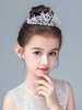 Accessoires de Cheveux Fille de Fille de Fleur en Argent Perles Argent Accessoire Métal