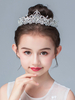 Accessoires de Cheveux Fille de Fille de Fleur en Argent Perles Argent Accessoire Métal