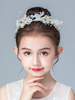 Accessoires de Cheveux Fleur Fille Headpieces Ivory Pearls Silk Flower