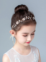 Accessoires de cheveux perle blonde pour fille
