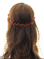 Accessoires de cheveux plaqués de mariage de casque pour la mariée