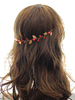 Accessoires de cheveux plaqués de mariage de casque pour la mariée