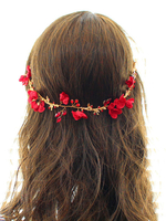 Accessoires de cheveux plaqués de mariage pour la mariée