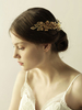 Accessoires de coiffe de mariage accessoires de cheveux en métal de feuille de fleur pour la mariée