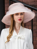 Accessoires de costume de chapeau de chapeau de soleil dorganza de chapeau rose doux Déguisements Halloween