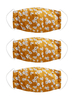 Accessoires de costume de mascarade imprimé floral élément filtrant adulte Déguisements Halloween