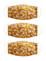 Accessoires de costume de mascarade imprimé floral élément filtrant adulte Déguisements Halloween