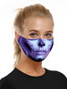 Accessoires de Costume Masque Crâne de Sucre Imprimé Déguisements Halloween