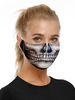 Accessoires de Costume Masque Déguisements Halloween Crâne Imprimé