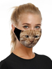 Accessoires de costume Masque Ginger Cat Print Déguisements Halloween