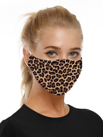 Accessoires de Costume Masque Imprimé Léopard Déguisements Halloween