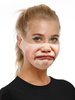 Accessoires de costumes Masque Funny Face Déguisements Halloween