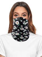 Accessoires de cyclisme Face Cover Seamless Bandana Daisy Print Motorcycle Outdoor Tube Mask Déguisements Halloween