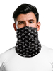 Accessoires de cyclisme Visage Veil Moto Équitation Biker Outdoor Skull Print Tube Headwear Déguisements Halloween