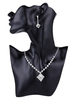 Accessoires de mariage argent strass ensemble de bijoux pour la mariée