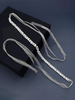 Accessoires de mariage Jupettes en argent Cristal de diamant