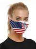 Accessoires de masque Masque 4 juillet Statue de la liberté Print Déguisements Halloween