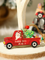Accessoires de voiture de Noël rouge Fibre de polyester Costumes de vacances de Noël Accessoires