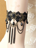 Accessoires Gothic Lolita Accessoire Noir Polyester Divers