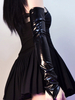 Accessoires Gothic Lolita Manchons Noirs Divers