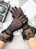 Accessoires Gothique Lolita Dentelle Noire Accessoire Dentelle Fibre Polyester Divers