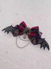 Accessoires gothiques Lolita Noeuds bordeaux Chaînes en dentelle Couvre-chef Divers