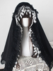 Accessoires gothiques Lolita Volants blancs Dentelle Coiffes Divers