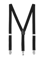 Accessoires Homme Détails Métalliques Classiques Polyester Métallisé Pull Out Noir