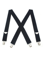 Accessoires Homme Détails Métalliques Classiques Polyester Métallisé Pull Out Noir