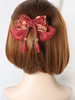Accessoires Kimono Lolita Noeuds Bordeaux Franges Couvre-chef Polyester Divers