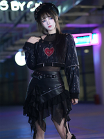 Accessoires Lolita noirs Chapeau ras du cou Fibre de polyester Divers