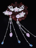 Accessoires Lolita Style Chinois Fleurs Vertes Chapeaux Divers