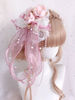 Accessoires Lolita Style Chinois Perles Vertes Nœuds Fleurs Accessoire Fibre Polyester Divers