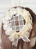 Accessoires Lolita Style ROCOCO Dentelle Blanche Ecru Fleurs Couvre-chef Polyester Divers