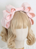 Accessoires Lolita Style ROCOCO Noeuds roses Couvre-chef en fibre de polyester Divers