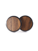 Accessoires pour hommes Classic Round Metallic Coffee Brown