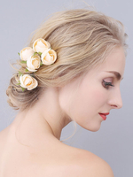 Accessoires pour la tête Accessoires de mariage Métal Polyester Accessoires de cheveux de mariée