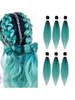 Accessoires Pour Perruques Perruques des Femmes Synthétiques Multicolores Perruques des Femmes Bleu Ciel Clair Extensions de Cheveux Colorés