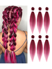 Accessoires Pour Perruques Perruques des Femmes Synthétiques Multicolores Perruques des Femmes Dégradé de Couleur vert Extensions de Cheveux Colorés