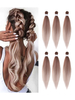 Accessoires Pour Perruques Perruques des Femmes Synthétiques Multicolores Perruques des Femmes Violet Extensions de Cheveux Colorés