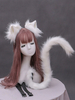 Accessoires Sweet Lolita Chats Blancs Oreilles Chats Queue Accessoires Lolita Tenues