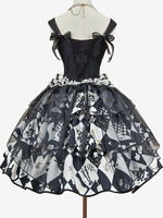 Accessoires Sweet Lolita Noir Fibre Polyester Divers