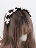 Accessoires Sweet Lolita Nœuds noirs Couvre-chef en polyester Divers