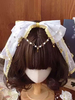 Accessoires Sweet Lolita Nœuds noirs Dentelle Coiffes Divers