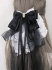 Accessoires Sweet Lolita Nœuds violets Volants Coiffes Divers