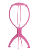 Accessories de Perruque Stand en Plastique Rose Quadripode