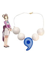 Ace Attorney Perle Fey Déguisements Halloween Cosplay Collier Cosplay Accessoire