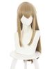 Adachi et Shimamura Hougetsu Shimamura Cosplay perruque fibre résistante à la chaleur brun clair Cosplay perruques