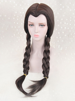 Addams Family Values mercredi Addams perruque Cosplay Costume Accessoires Halloween